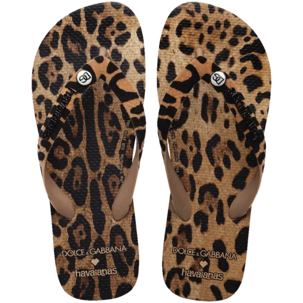 Chinelo Havaianas Dolce&Gabbana Leopard