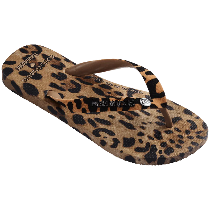 Chinelo Havaianas Dolce&Gabbana Leopard