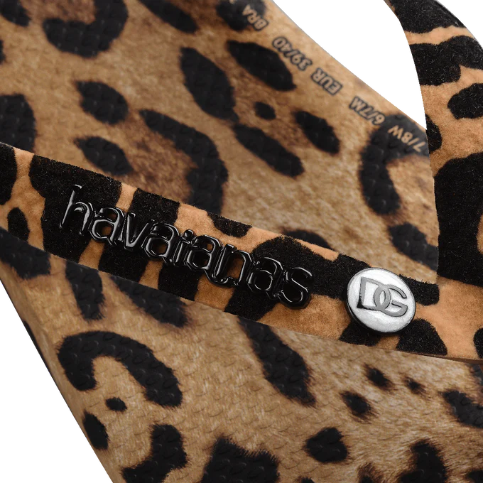 Chinelo Havaianas Dolce&Gabbana Leopard