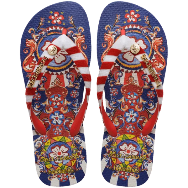 Chinelo Havaianas Dolce&Gabbana Carretto Siciliano