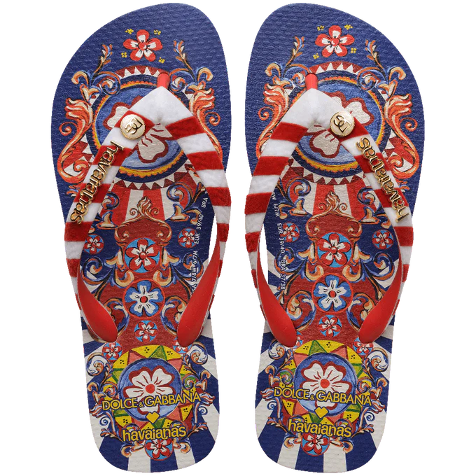 Chinelo Havaianas Dolce&Gabbana Carretto Siciliano