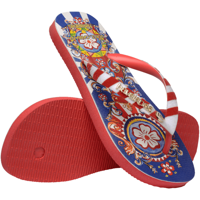 Chinelo Havaianas Dolce&Gabbana Carretto Siciliano