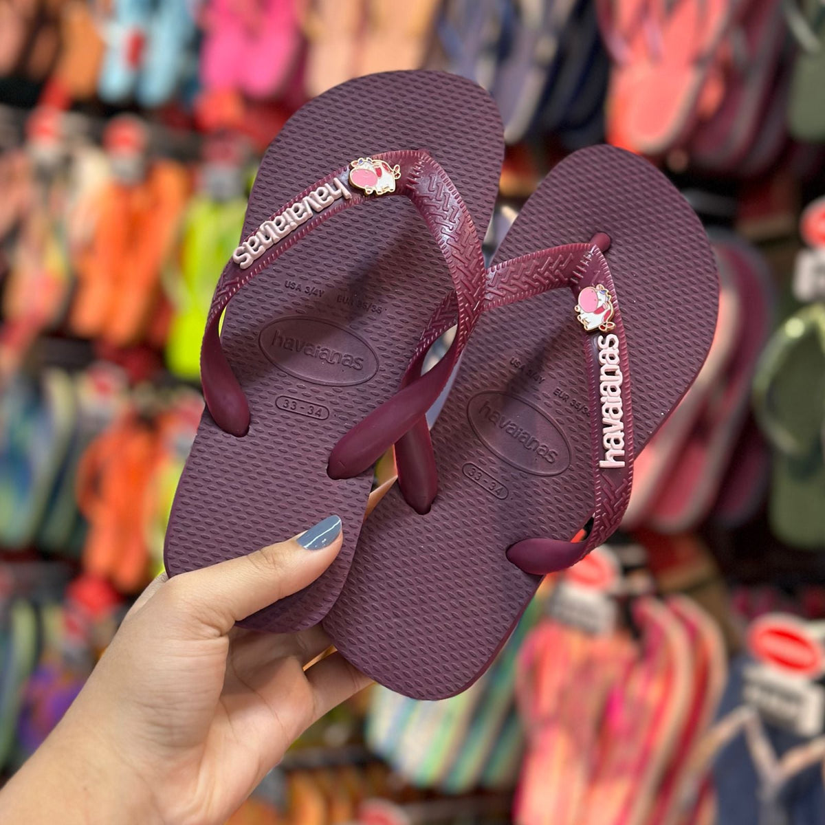 Havaianas Top Senses + Pin Placa Logo + Pin Animais