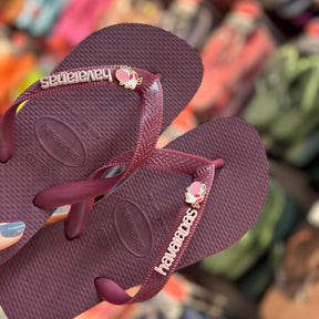 Havaianas Top Senses + Pin Placa Logo + Pin Animais