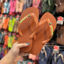 Havaianas Top Senses + Pin Placa Logo + Pin Animais